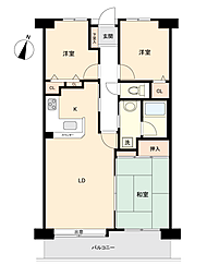 間取図画像 3LDK