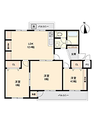 間取図画像 3LDK