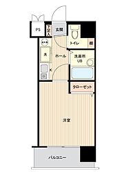 グランピアマンション長崎 1Kの間取図画像