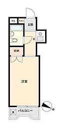 エクセレント21 ワンルームの間取図画像