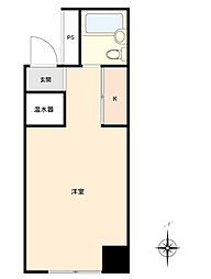 ユニーブル新栄 ワンルームの間取図画像