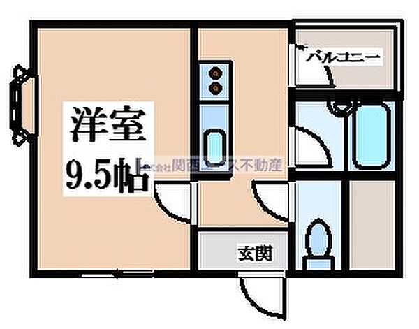 マーキュリーハイム飛田 ｜大阪府東大阪市御厨南1丁目(賃貸マンション1K・3階・21.95㎡)の写真 その2