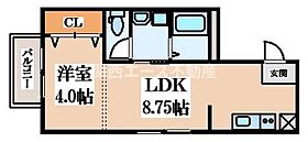 ラナハレ野崎  ｜ 大阪府大東市野崎4丁目（賃貸アパート1LDK・3階・30.58㎡） その2