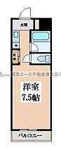 エクセルシオール長田  ｜ 大阪府東大阪市長田東3丁目（賃貸マンション1R・8階・22.10㎡） その2