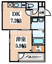 フジパレス弥刀V番館  ｜ 大阪府東大阪市友井1丁目（賃貸アパート1DK・2階・31.47㎡） その2