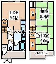 上六万寺町貸家  ｜ 大阪府東大阪市上六万寺町（賃貸一戸建2LDK・1階・50.76㎡） その2