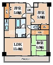 ベルカーサ太子田  ｜ 大阪府大東市太子田1丁目（賃貸マンション3LDK・2階・68.63㎡） その2