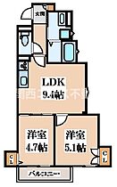 ラモーナ諸福II  ｜ 大阪府大東市諸福3丁目（賃貸アパート2LDK・2階・42.80㎡） その2