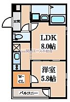 サクパレス諸福  ｜ 大阪府大東市諸福3丁目（賃貸アパート1LDK・2階・35.12㎡） その2