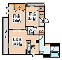 シャーメゾンF&d  ｜ 大阪府東大阪市徳庵本町（賃貸マンション2LDK・3階・64.73㎡） その2