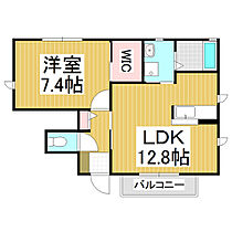 プリエ　スターブル　B  ｜ 長野県岡谷市郷田1丁目（賃貸アパート1LDK・1階・49.05㎡） その2