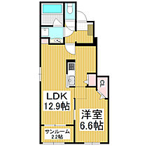 メゾン・ベレーナ  ｜ 長野県岡谷市長地権現町2丁目（賃貸アパート1LDK・1階・50.14㎡） その2