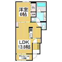 ライツ・カーサ　B  ｜ 長野県茅野市米沢（賃貸アパート1LDK・1階・50.14㎡） その2