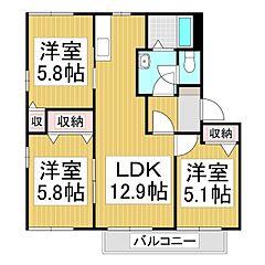 物件の間取り