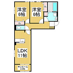 物件の間取り