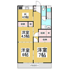 物件の間取り
