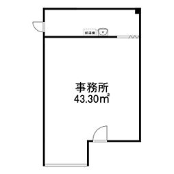 元町ビルディング ワンルームの間取図画像