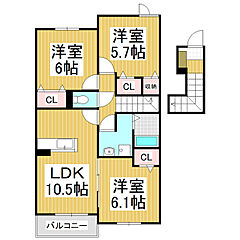 物件の間取り