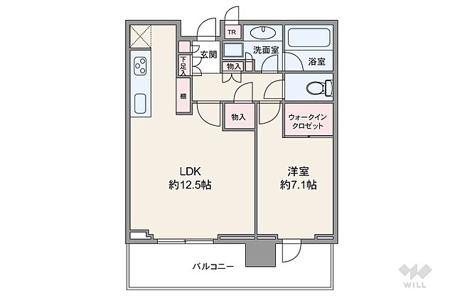 間取り パークコート浜離宮ザタワー 21階/-