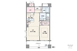 ザ・レジデンス白金スイート 1LDKの間取図画像