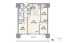 間取図画像 3LDK
