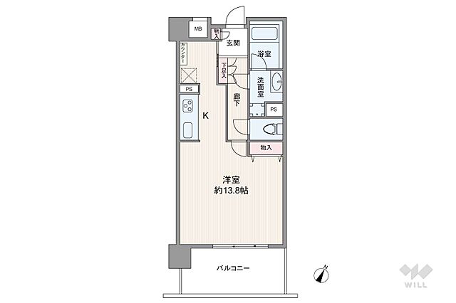 間取り 朝日白金台マンション 3階/-
