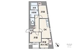 間取図画像 3DK