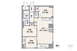 間取図画像 3LDK