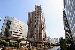 芝浦アイランドケープタワーの外観(北西側から)