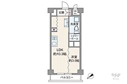 秀和代官山レジデンス 1LDKの間取図画像