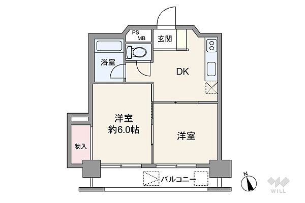 間取りを拡大表示