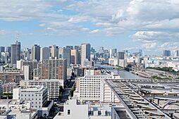 バルコニーからの眺め（西方向）