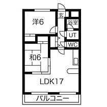 クレスト21 S棟 203 ｜ 岐阜県各務原市鵜沼古市場町４丁目（賃貸マンション2LDK・2階・62.37㎡） その2