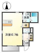 悠　II 101 ｜ 岐阜県岐阜市北鶉４丁目（賃貸アパート1R・1階・34.86㎡） その2