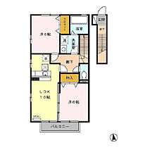 リビングタウン鵜沼　Ｂ 208 ｜ 岐阜県各務原市鵜沼朝日町３丁目（賃貸アパート2LDK・2階・59.46㎡） その2