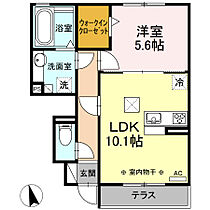 ISLAND M’s　アイランドエムズ 101 ｜ 岐阜県各務原市川島河田町（賃貸アパート1LDK・1階・41.90㎡） その2