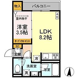 セレスティア本荘中ノ町 A 2階