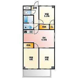 ディアコートツジ 2階