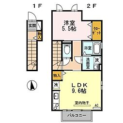 カーサスガII 2階