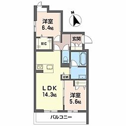 シャーメゾン ル・シルク 2階/202