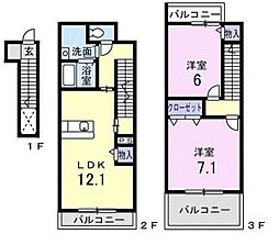 クラール ブリーゼ 2階