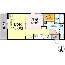 D-ROOM茜部中島 A棟 2階