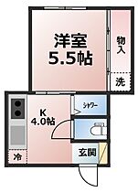 KICHIビル 402 ｜ 福岡県大牟田市大正町1丁目1-9（賃貸マンション1K・4階・17.20㎡） その2