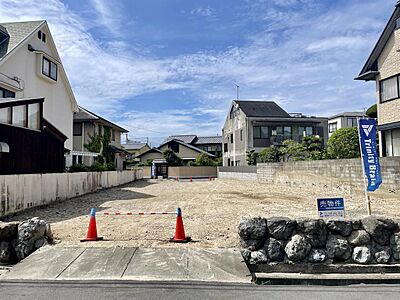 外観:リエゾンタウン道後石手 2号地(南)現地外観 外観:リエゾンタウン道後石手 2号地(南)現地外観