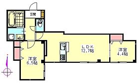 CALESSIA草加 102 ｜ 埼玉県草加市瀬崎３丁目25-6（賃貸マンション2LDK・1階・53.87㎡） その2