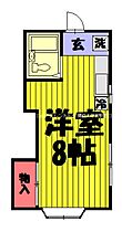 エスコーポ 101 ｜ 埼玉県越谷市蒲生西町２丁目（賃貸アパート1R・1階・20.24㎡） その2