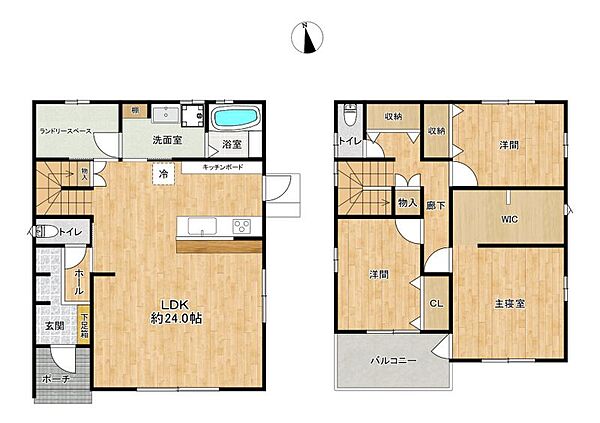 間取りを拡大表示