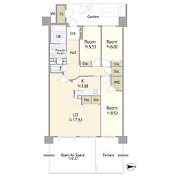 間取図画像 3LDK