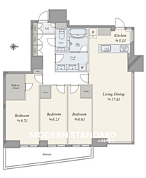 間取図画像 3LDK