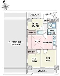 間取図画像 3DK